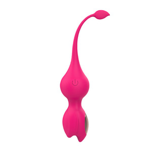Novo Vibrador Remoto Rosa de Silicone com Bola de Apertar para Massagem Vaginal Recarregável para Mulheres - Product Image 2