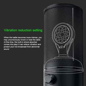 Microphone de studio filaire professionnel Razer Seiren X pour diffusion en direct, interface USB, microphone numérique, microphone de jeu - Product Image 3