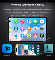 Autoradio Android 13 pouces TS20 7870 2K avec Carplay, GPS, navigation, écran universel, 4G WIFI, DSP, prise en charge de la caméra 360°