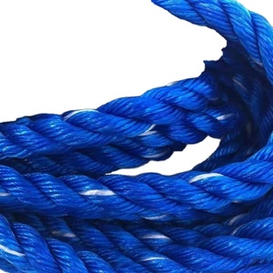 Cordage d'amarrage torsadé en polypropylène (PP) à 3 brins haute résistance, utilisé pour les bateaux marins, cordage d'emballage en plastique - Product Image 2