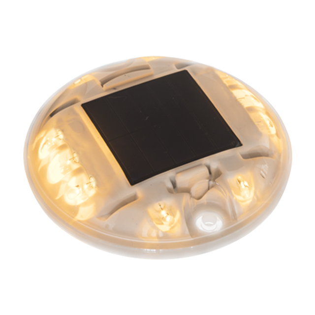 High Quality Plastic Round LED Cat Eye Road Stud Marker Park Garden Roadside Solar Road Stud Lights