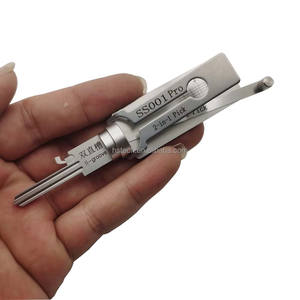 <span class=keywords><strong>Kit</strong></span> de cueillette de serrure de serrurier SS001 PRO 2 en 1 outil de sélection de serrure pour serrure de porte civile - Product Image 2