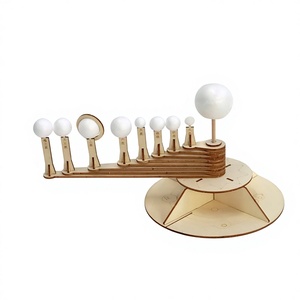 Kit de Ciencia <span class=keywords><strong>y</strong></span> Manualidades STEAM para Niños de <span class=keywords><strong>Primaria</strong></span>: Modelo de Madera DIY del Sistema Solar con los Ocho Planetas Principales - Product Image 1