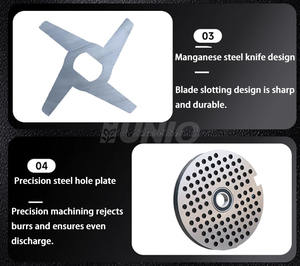 <span class=keywords><strong>เครื่อง</strong></span><span class=keywords><strong>บด</strong></span>เนื้อปลาวัวแช่แข็ง<span class=keywords><strong>โครง</strong></span><span class=keywords><strong>ไก่</strong></span>สำหรับสุนัขขนาดใหญ่ใช้ในเชิงพาณิชย์ - Product Image 3