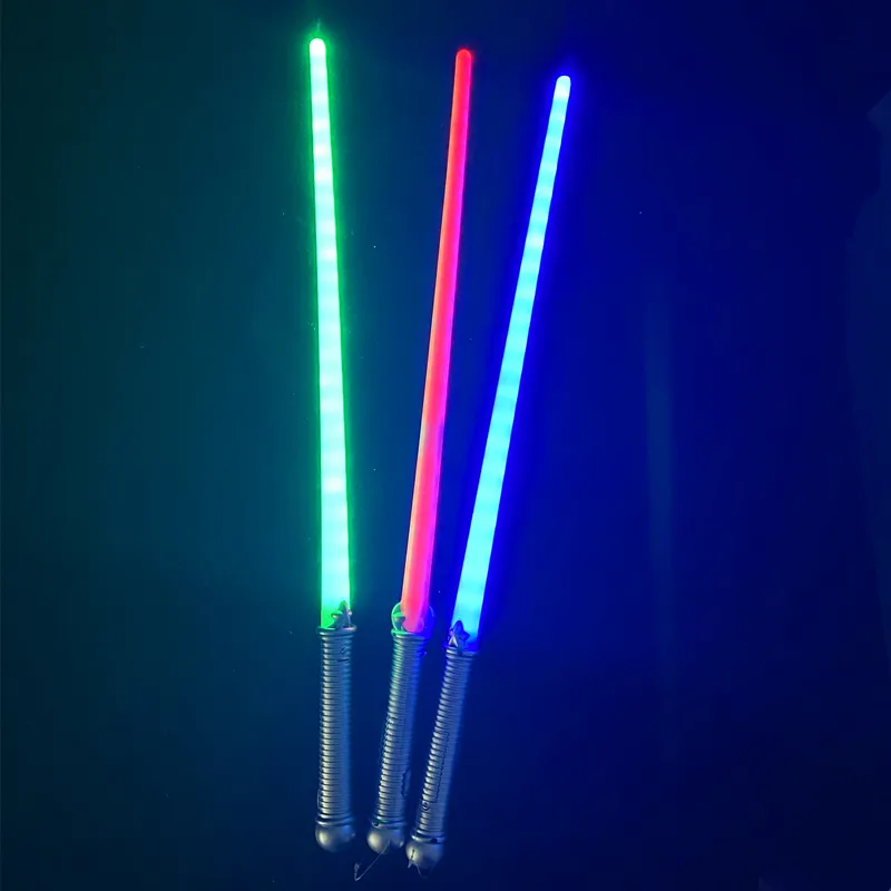 Top Selling Ied Toy Sword Flashing Light Saber Performance Props Sword