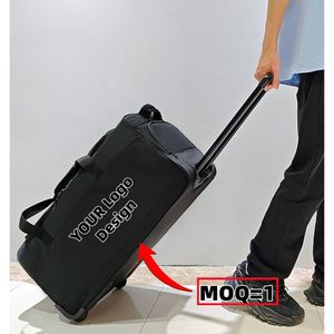 Nessun MOQ Personalizzato Borsa Duffle con Ruote Calcio 71.5L Viaggio <span class=keywords><strong>Palestra</strong></span> Attrezzatura Allenamento con Scomparto Scarpe Sep - Product Image 1