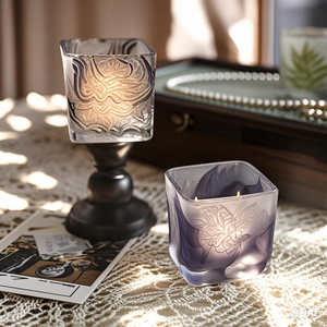 Frascos de Vidrio para Velas Estilo Ins, Románticos, de 7 y 10 Onzas, Envases de Lujo para Velas, Cajas de Regalo para Navidad y San Valentín - Product Image 2