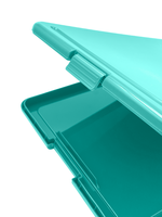 Boîte de rangement pour presse-papiers format A4, en plastique PP, avec planche d'écriture durable en mousse, idéale pour le bureau, les documents, la remplissage de formulaires et le travail sur le terrain