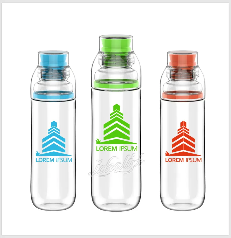 Botella deportiva de plástico Tritan, 700ml, 24oz, diseño único, logotipo personalizado, libre de BPA