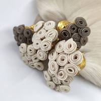 Extensions de cheveux Genius Weft, les plus fines et les plus résistantes, tissées à la machine, cheveux humains vierges bruts, prix de gros