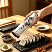 Contenants à sushi écologiques innovants, tubes jetables anti-fuite pour rouleaux de sushi, pour les restaurants de sushi et la restauration