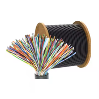 10/20-500 Pares de Cables de Comunicación Subterráneos CAT3/CAT5 de 0.6MM con Armadura de Gel de Cobre, Revestimiento de PE/PVC, Impermeables y Rellenos de Gel