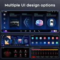 Lecteur multimédia de voiture Android à double écran tactile de 21 pouces avec CarPlay, GPS 360°, autoradio pour BMW F10 F11