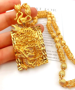 <span class=keywords><strong>Collana</strong></span> da <span class=keywords><strong>uomo</strong></span> in lega placcata in <span class=keywords><strong>oro</strong></span>, ciondolo con testa di drago in <span class=keywords><strong>oro</strong></span>, <span class=keywords><strong>collana</strong></span> con testa di drago vuota in <span class=keywords><strong>oro</strong></span> simulato - Product Image 2
