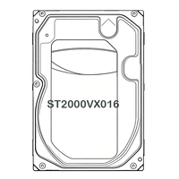 Nouveau disque dur de surveillance AI CMR 3,5 pouces ST16000VE004 16 To SATA 6 Gbit/s 7200 tr/min 512 Mo 512E 285 Mo/s
