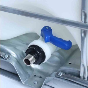 Connecteur de robinet pour réservoir IBC S60X6 avec filetage 1/2", 3/4", 1" pour raccords de conteneur IBC, adaptateur de vidange de réservoir, connecteur de tuyau d'arrosage de jardin - Product Image 6