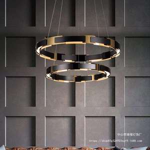 Modern Round Chandelier <b>Led</b> <b>Light</b> D600 D800 For Living Room Bedroom Dining Room Designer Lighting Fixture - Product Image 3