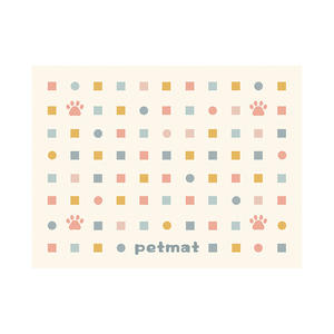 แผ่นรองทำความเย็นสำหรับสัตว์เลี้ยง Petmat Ice Silk รูปทรงสี่เหลี่ยมผืนผ้า ขนาด 85x120 ซม. สำหรับสุนัข ใช้สำหรับนอนในช่วงฤดูร้อน ลายเรขาคณิต ซักมือได้ - Product Image 4