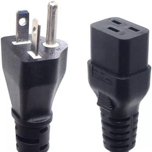Cable de alimentación CA Nema a IEC C15 15 A 200V, tipo de cable PVC SJTOW - Product Image 1