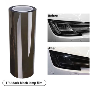 Nuova <span class=keywords><strong>maschera</strong></span> rotonda faro anteriore moto TPU pellicola tinta per fari auto - Product Image 2