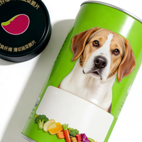 Emballage en tube de papier kraft écologique pour aliments et friandises sèches pour animaux de compagnie, en poudre, en capsules, en boîtes cylindriques, pour nouilles et sucre