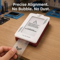 Protection d'écran avec kit d'installation pour Xiaomi 18 Fold, verre trempé pour écran extérieur, plateau anti-poussière, vente en gros