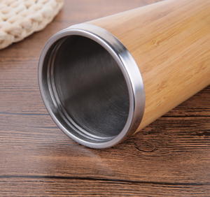 Logo Personnalisé Meilleurs Produits de Vente Anti-Fuites En Acier Inoxydable Thermos Vide Bambou Couleur Camping Tasse De <span class=keywords><strong>Burea</strong></span> - Product Image 3