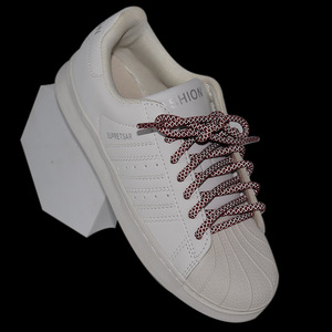 Lacets ronds réfléchissants 3M en polyester de la fabrique Weiou Lace, couleurs mélangées pour <span class=keywords><strong>Yeezy</strong></span> <span class=keywords><strong>350</strong></span> - Product Image 6