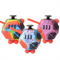 Cube magique dodécágone à 12 faces, jouets d'extérieur, anti-stress, jouets portables, anti-anxiété, pour enfants et adultes, cadeaux