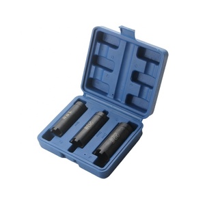 Juego de llaves de vaso de 3 piezas de 1/2 pulgada y 4 puntas para desmontaje de tuercas de embrague de motocicleta, herramienta de reparación de engranajes - Product Image 1