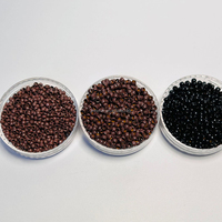 Mit Silikon ausgekleidete Micro Link Bead Haar verlängerungen Copper Tubes Beads Locks Micro Rings für Echthaar verlängerungen