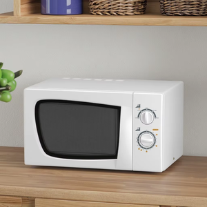 Four à micro-ondes de comptoir en acier inoxydable de haute qualité 23L 230V/50HZ à commande mécanique, puissance 800W, verrouillage enfant, usage domestique, cuisine M - Product Image 5