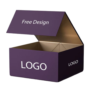 Foldable <b>Magnetic</b> <b>Gift</b> <b>Box</b> With Ribbon Closure Ivory Board Rigid Rectangle High-End Packaging For <b>Gift</b> Craft - Product Image 3