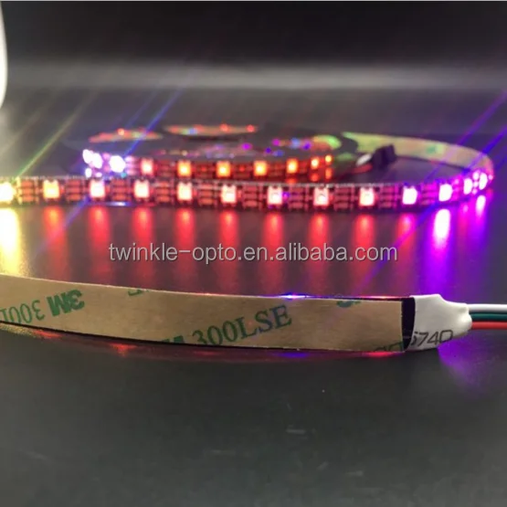 professional customized sk 6812 60 30 144 leds per meter 5 volt rgbw addressable led pixel strip reel IP20 IP65 IP68