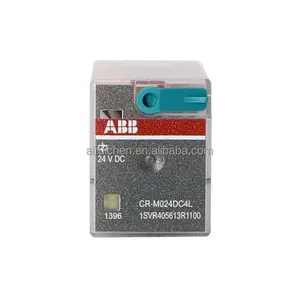 Distributeurs ABB-chine relais d'interface miniature enfichable CR-M 110VDC 1SVR405613R8100 CR-M110DC4L relais électrique