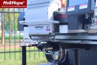 Machine à broder HoliHope à tête unique, grande surface 400x500mm, pour casquettes et t-shirts, avec télécommande sans fil