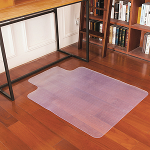 Tapete Antideslizante Moderno de PVC Transparente para Silla de Oficina con Púas, Lavable, Patrón Personalizable, Grosor de 1.5-3mm, para Pisos Alfombrados - Product Image 3