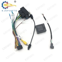 Adaptador de 42 Pines para Android con Decodificador CAN Bus, Adaptador de Antena Dual, Cable RCA para Cámara de Reversa para Peugeot 308 408