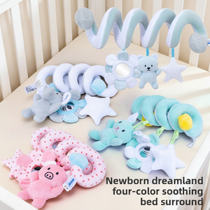 Giocattolo da appendere al <span class=keywords><strong>letto</strong></span> per neonati a forma di animale in peluche, ciondolo per passeggino unisex per <span class=keywords><strong>bambini</strong></span>, gioco educativo per la prima infanzia da appendere al <span class=keywords><strong>letto</strong></span> - Product Image 3