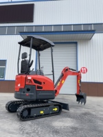 LIVRAISON GRATUITE Mini-excavatrice INFRONT CE EPA EURO 5 sur chenilles, moteur 2 tonnes, machine agricole, godet 0,02 m³ Kawasaki