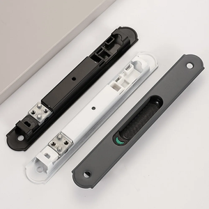 Serrure coulissante moderne et durable en acier inoxydable pour portes et fenêtres avec loquet intégré, poignée invisible, installation facile pour villa - Product Image 4