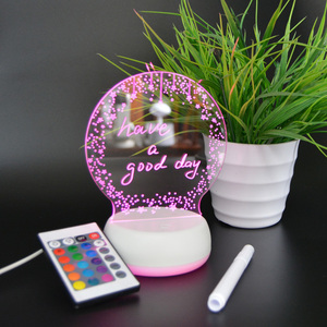 Base ABS à piles améliorée LED Smart RGB Night Light Touch Remote Control 7 Color Adjustable Gradient Light Home Decor - Product Image 5