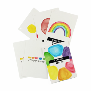 การ์ดแฟลชสีขาวแบบกำหนดเองได้ พิมพ์การ์ด 52 ใบ สำหรับเด็ก เรียนรู้และเล่น - Product Image 6