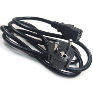 Cable de Alimentación para Portátil de 0.75mm2, 3 Pines, Enchufe Europeo C5 (Alemania, Francia), 1M (3FT), Extensión con Conector Hembra IEC - Product Image 3