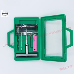 סט כלים לתיקון צמיגים טיובלס סט כלי תיקון צמיג אופנוע חשמלי תיקון מהיר של צמיג רצועת גומי רצועת ציפורניים גומי חמה - Product Image 6