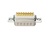 Konektor Betina DB15P-K, Konektor Dsub 15 Pin Rotary Pin Tembaga Padat Berlapis Emas Industri