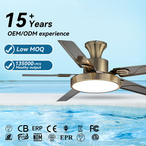 Bronze Fer 5 Lames Haute Qualité <span class=keywords><strong>Vintage</strong></span> Vent Fort DC Moteur Dimmerble <span class=keywords><strong>Ventilateur</strong></span> Lampe Avec Télécommande LED <span class=keywords><strong>Ventilateur</strong></span> De <span class=keywords><strong>Plafond</strong></span> Avec Lumière - Product Image 1