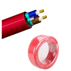 Bs7629 kabel alarm berpelindung, tahan air kabel tembaga 4 3 2 core 2.5 mm2 multicore kabel tahan api 2.5mm