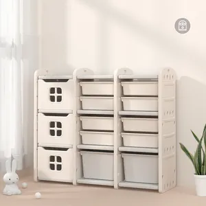 Baby-Schlafzimmer Kindergarten Organisation Möbel-Sets Spielzeug Jugendliche Schublade Aufbewahrung Kunststoff Kleidung Box Kinder Schränke für Kinder