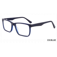 DOISYER Dernières Nouveautés de Designer : Monture de Lunettes Carrée Vintage de Luxe en Acétate, Montures Optiques pour Homme et Femme